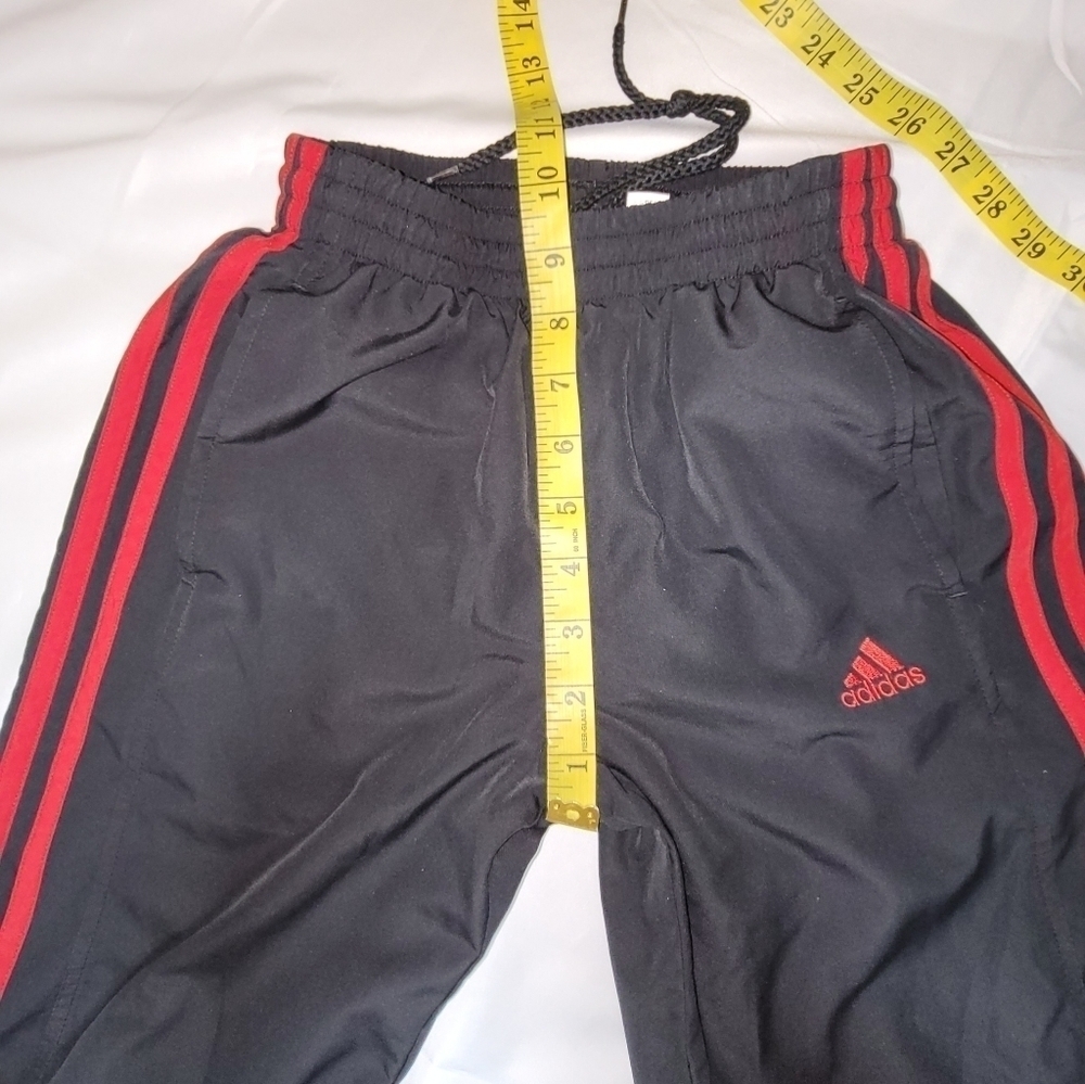 Adidas Youth Red and Black Track Pants Size Small - Picture 9 of 13